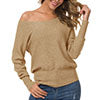 Load image into Gallery viewer, Anygrew Women&#39;s Off Shoulder Sweater Long Sleeve Pullover Knit Jumper
