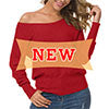 Load image into Gallery viewer, Anygrew Women&#39;s Off Shoulder Sweater Long Sleeve Pullover Knit Jumper
