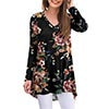 Load image into Gallery viewer, Anygrew Women&#39;s Long Sleeve V Neck Shirts Casual Tunic Tops Blouse
