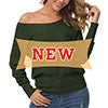 Load image into Gallery viewer, Anygrew Women&#39;s Off Shoulder Sweater Long Sleeve Pullover Knit Jumper
