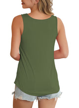 Load image into Gallery viewer, Feiersi Women&#39;s Sleeveless Criss Cross Casual Tank Tops Basic Blouse
